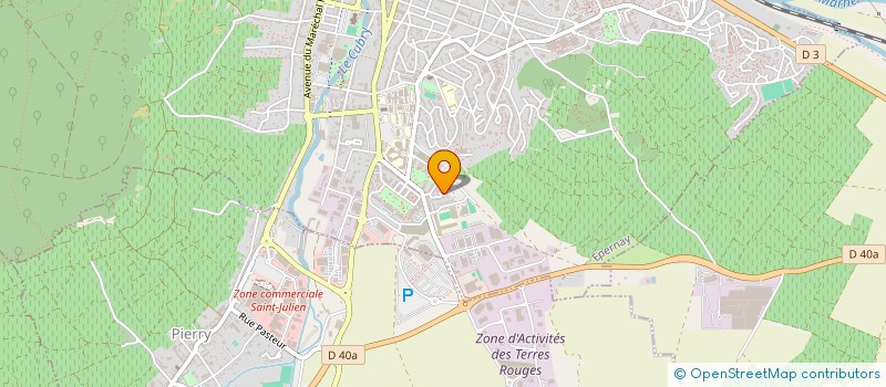 localisation de l'entreprise MONSIEUR DIDIER DANTANT  EPERNAY