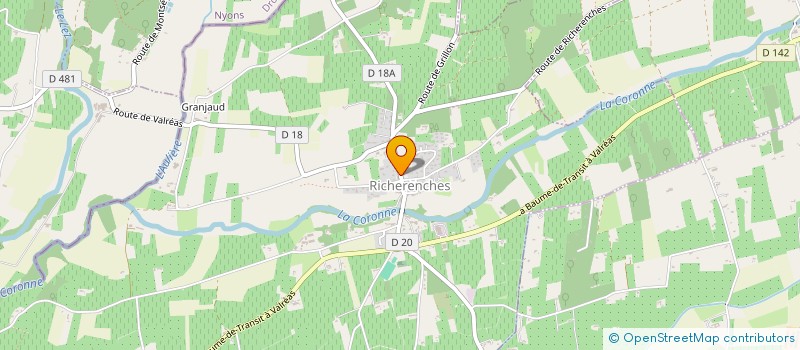 localisation de l'entreprise MONSIEUR DIDIER DARNOUX  RICHERENCHES