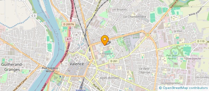 localisation de l'entreprise MONSIEUR DIDIER DASSONNEVILLE  VALENCE