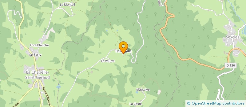 localisation de l'entreprise MONSIEUR DIDIER DAULHAC  MERCUR