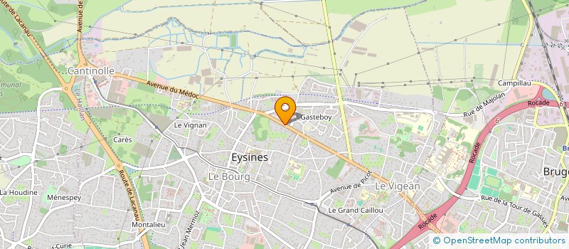 localisation de l'entreprise MONSIEUR DIDIER DAUNIS  EYSINES