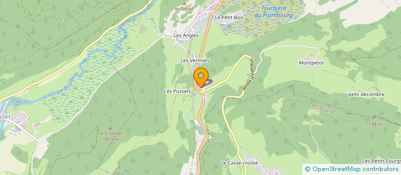 localisation de l'entreprise MONSIEUR DIDIER DAUPHIN  LA CLUSE-ET-MIJOUX