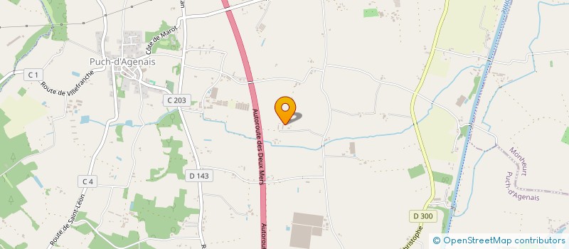 localisation de l'entreprise MONSIEUR DIDIER DAUZON  PUCH-D'AGENAIS