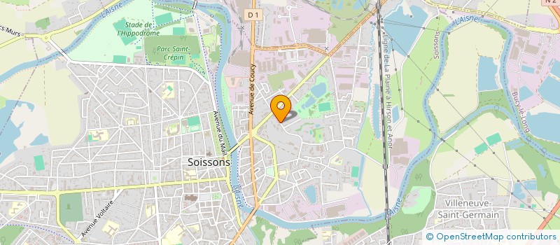 localisation de l'entreprise MONSIEUR DIDIER DE BROSSARD à SOISSONS