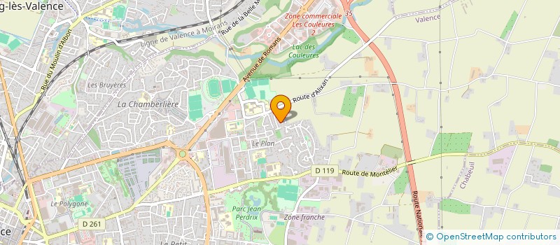 localisation de l'entreprise MONSIEUR DIDIER DE COUVREUR à VALENCE