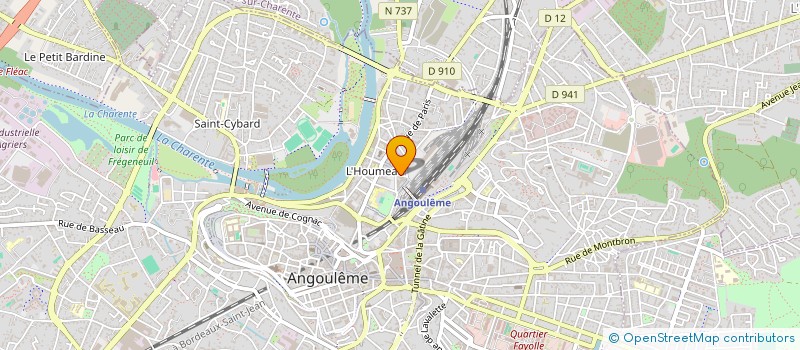 localisation de l'entreprise MONSIEUR DIDIER DEBARGE à ANGOULEME