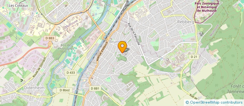 localisation de l'entreprise MONSIEUR DIDIER DEBIEUVRE à BRUNSTATT-DIDENHEIM