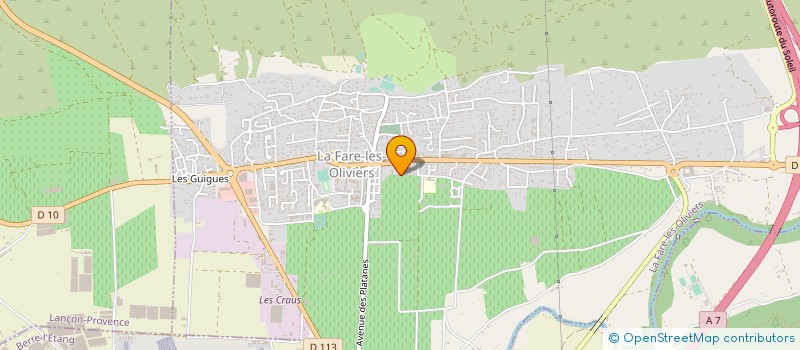 localisation de l'entreprise MONSIEUR DIDIER DEBONO  LA FARE-LES-OLIVIERS