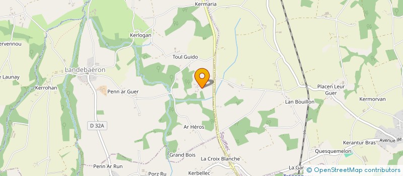 localisation de l'entreprise MONSIEUR DIDIER DEBOTTE  LANDEBAERON