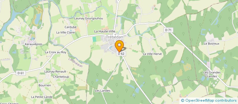 localisation de l'entreprise MONSIEUR DIDIER DEBROISE  TREBEDAN