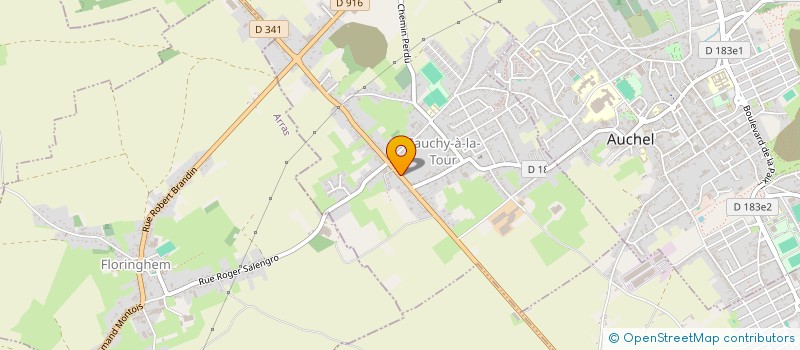 localisation de l'entreprise MONSIEUR DIDIER DECOBERT  CAUCHY-A-LA-TOUR