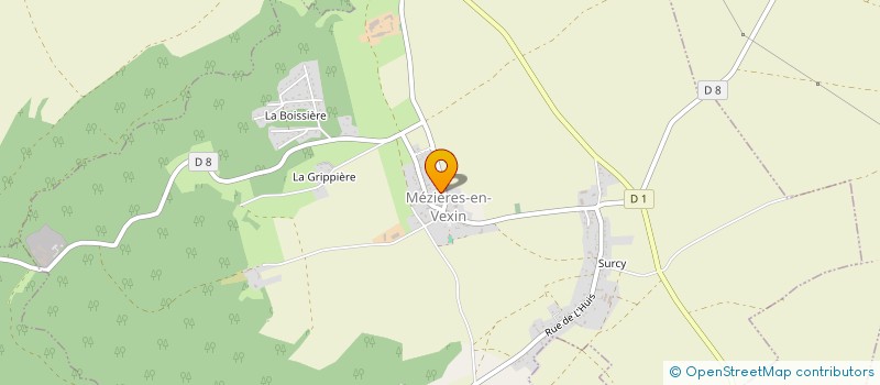 localisation de l'entreprise MONSIEUR DIDIER DECOUEN  MEZIERES EN VEXIN