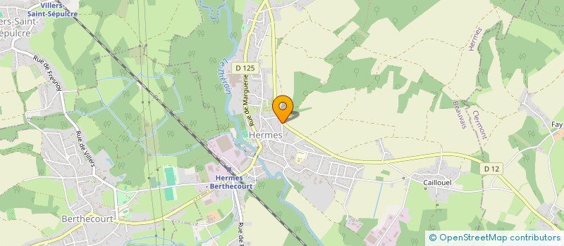 localisation de l'entreprise MONSIEUR DIDIER DECOURSIERE  HERMES