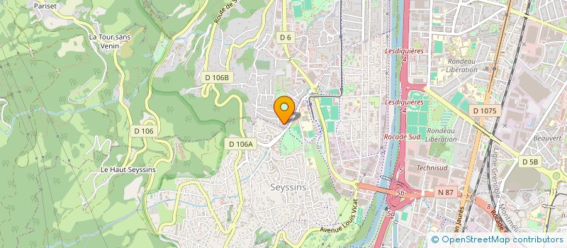 localisation de l'entreprise MONSIEUR DIDIER DEDEURWAERDER  SEYSSINET-PARISET