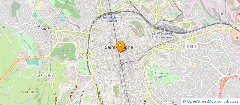 localisation de l'entreprise MONSIEUR DIDIER DEDINGER à SAINT-ETIENNE
