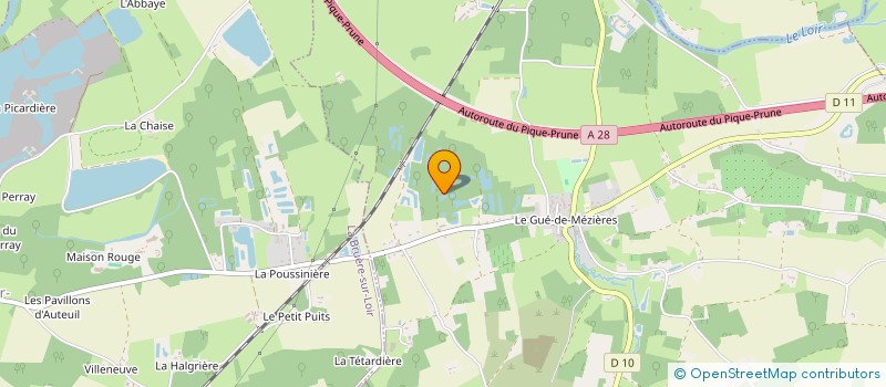 localisation de l'entreprise MONSIEUR DIDIER DEFOND  NOGENT SUR LOIR