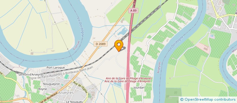 localisation de l'entreprise MONSIEUR DIDIER DEFOORT  LIBOURNE