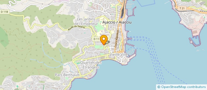 localisation de l'entreprise MONSIEUR DIDIER DEFOREST à AJACCIO