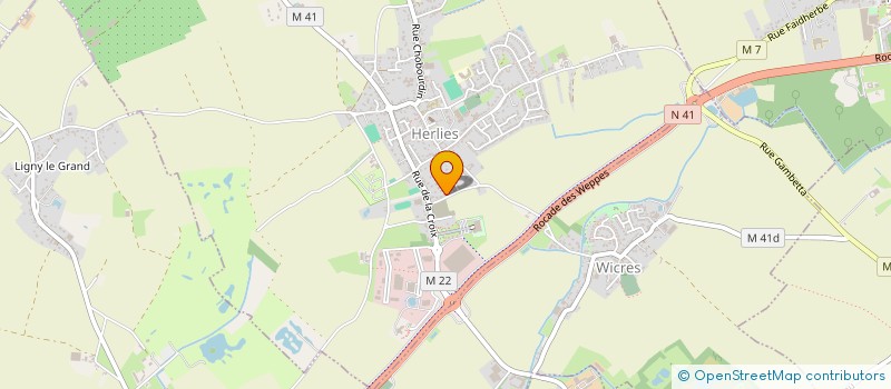 localisation de l'entreprise MONSIEUR DIDIER DEFOSSE  HERLIES