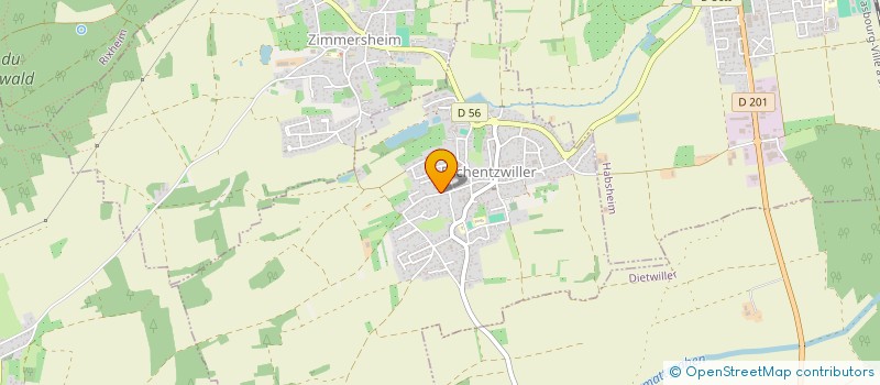 localisation de l'entreprise MONSIEUR DIDIER DEIBER  ZIMMERSHEIM