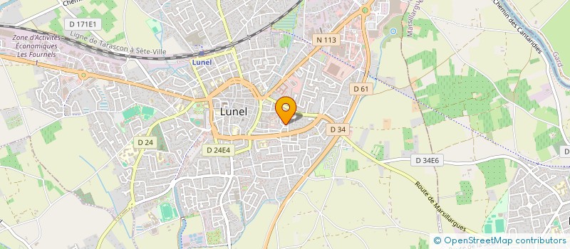 localisation de l'entreprise MONSIEUR DIDIER DEJONGHE  LUNEL