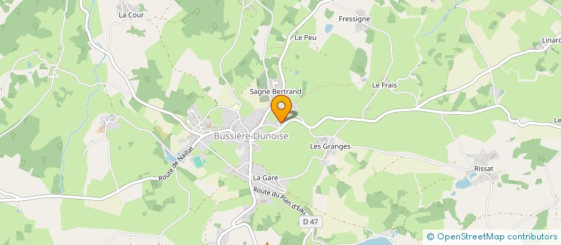 localisation de l'entreprise MONSIEUR DIDIER DEJOUHET  SAINT-VAURY