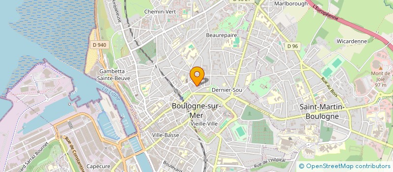 localisation de l'entreprise MONSIEUR DIDIER DEKEUKELAIRE  BOULOGNE-SUR-MER