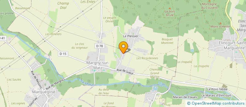localisation de l'entreprise MONSIEUR DIDIER DELACROIX à MARGNY-SUR-MATZ