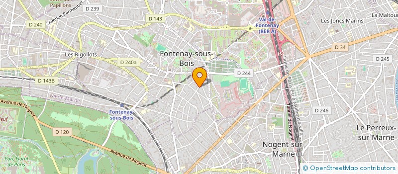 localisation de l'entreprise MONSIEUR DIDIER DELANNET à FONTENAY-SOUS-BOIS