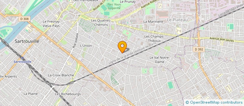 localisation de l'entreprise MONSIEUR DIDIER DELANNOY  SARTROUVILLE