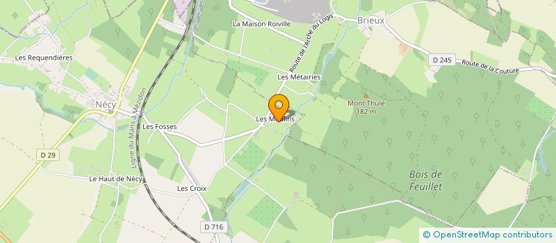 localisation de l'entreprise MONSIEUR DIDIER DELASALLE à NECY