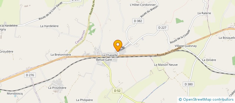 localisation de l'entreprise MONSIEUR DIDIER DELAUNEY  CAMPROND