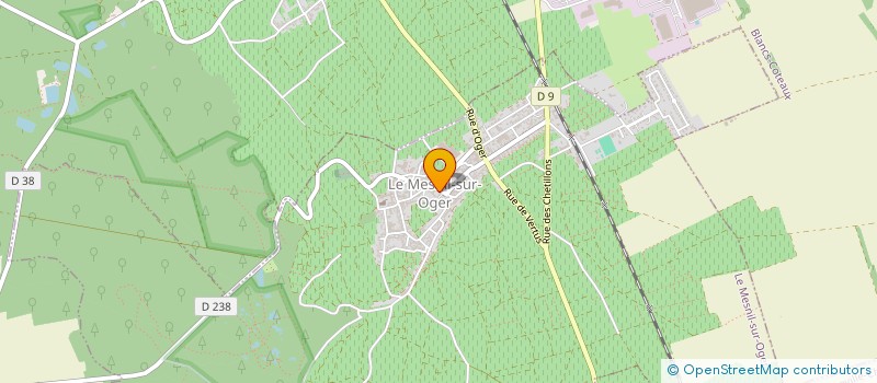 localisation de l'entreprise MONSIEUR DIDIER DELAVIER  LE MESNIL-SUR-OGER