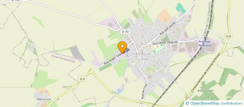 localisation de l'entreprise MONSIEUR DIDIER DELHORBE  FRESNOY-LE-GRAND