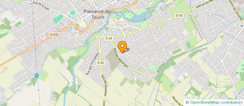 localisation de l'entreprise MONSIEUR DIDIER DELHOSTE  PLAISANCE-DU-TOUCH