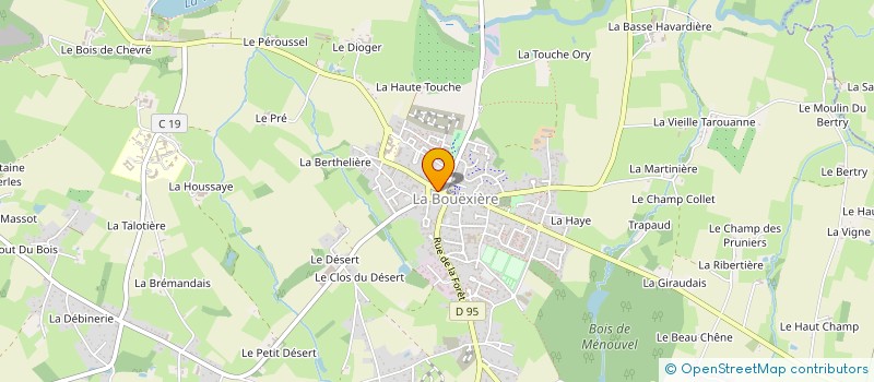 localisation de l'entreprise MONSIEUR DIDIER DELOURME  LA BOUEXIERE
