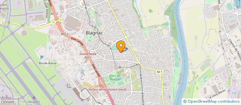 localisation de l'entreprise MONSIEUR DIDIER DELOURNEAUX  BLAGNAC