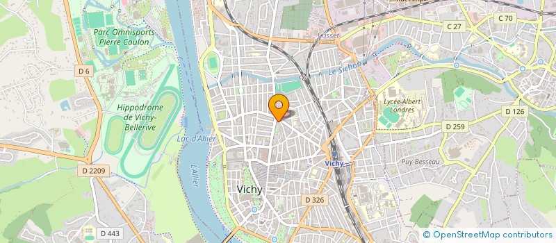localisation de l'entreprise MONSIEUR DIDIER DELPEUCH à VICHY
