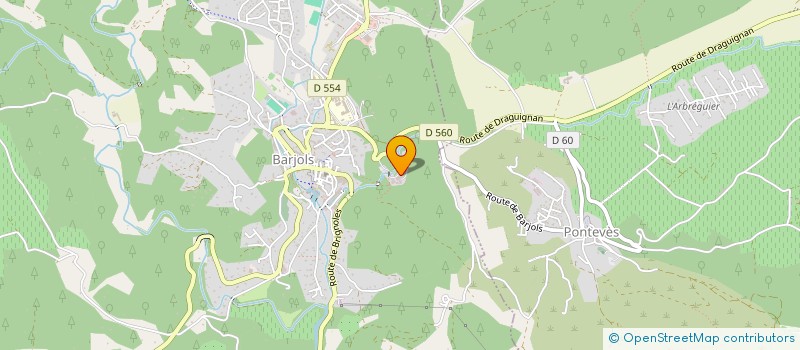 localisation de l'entreprise MONSIEUR DIDIER DELPIANO  BARJOLS