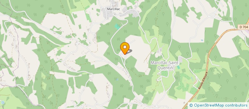 localisation de l'entreprise MONSIEUR DIDIER DELPIT  MARCILLAC-SAINT-QUENTIN