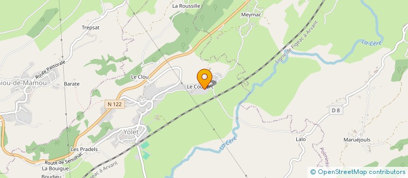 localisation de l'entreprise MONSIEUR DIDIER DELRIEU à YOLET