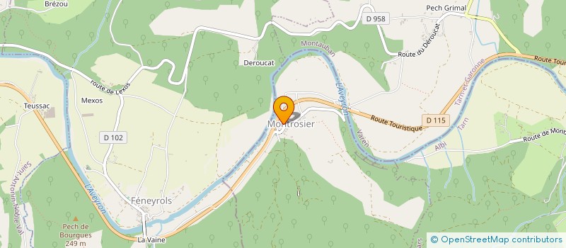 localisation de l'entreprise MONSIEUR DIDIER DELSAHUT  TONNAC