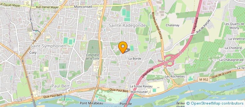 localisation de l'entreprise MONSIEUR DIDIER DELSERT  TOURS