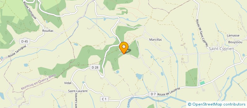 localisation de l'entreprise MONSIEUR DIDIER DEMEAUX  LENDOU-EN-QUERCY