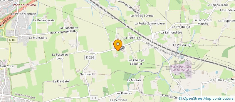 localisation de l'entreprise MONSIEUR DIDIER DENAIS  CESSON-SEVIGNE