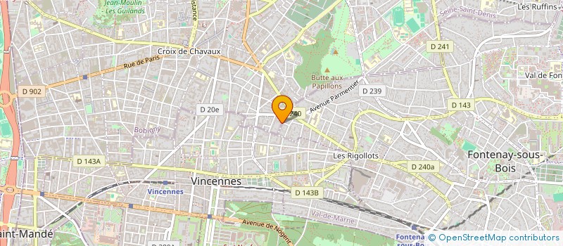 localisation de l'entreprise MONSIEUR DIDIER DENHEZ à MONTREUIL