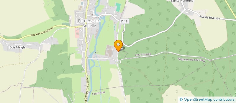 localisation de l'entreprise MONSIEUR DIDIER DENISE  PERRIERS-SUR-ANDELLE