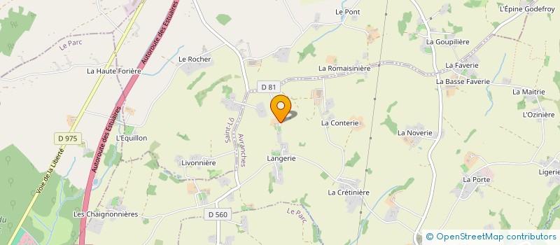 localisation de l'entreprise MONSIEUR DIDIER DENOLLE  LA CHAISE-BAUDOUIN