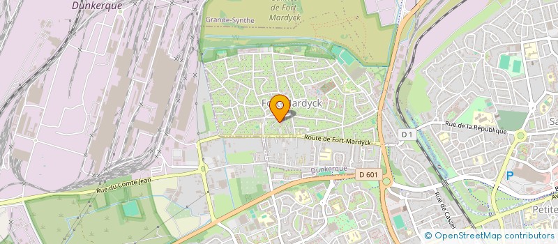 localisation de l'entreprise MONSIEUR DIDIER DENORME à DUNKERQUE