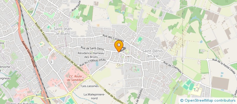 localisation de l'entreprise MONSIEUR DIDIER DEPOORTER à SAINT-DENIS-EN-VAL